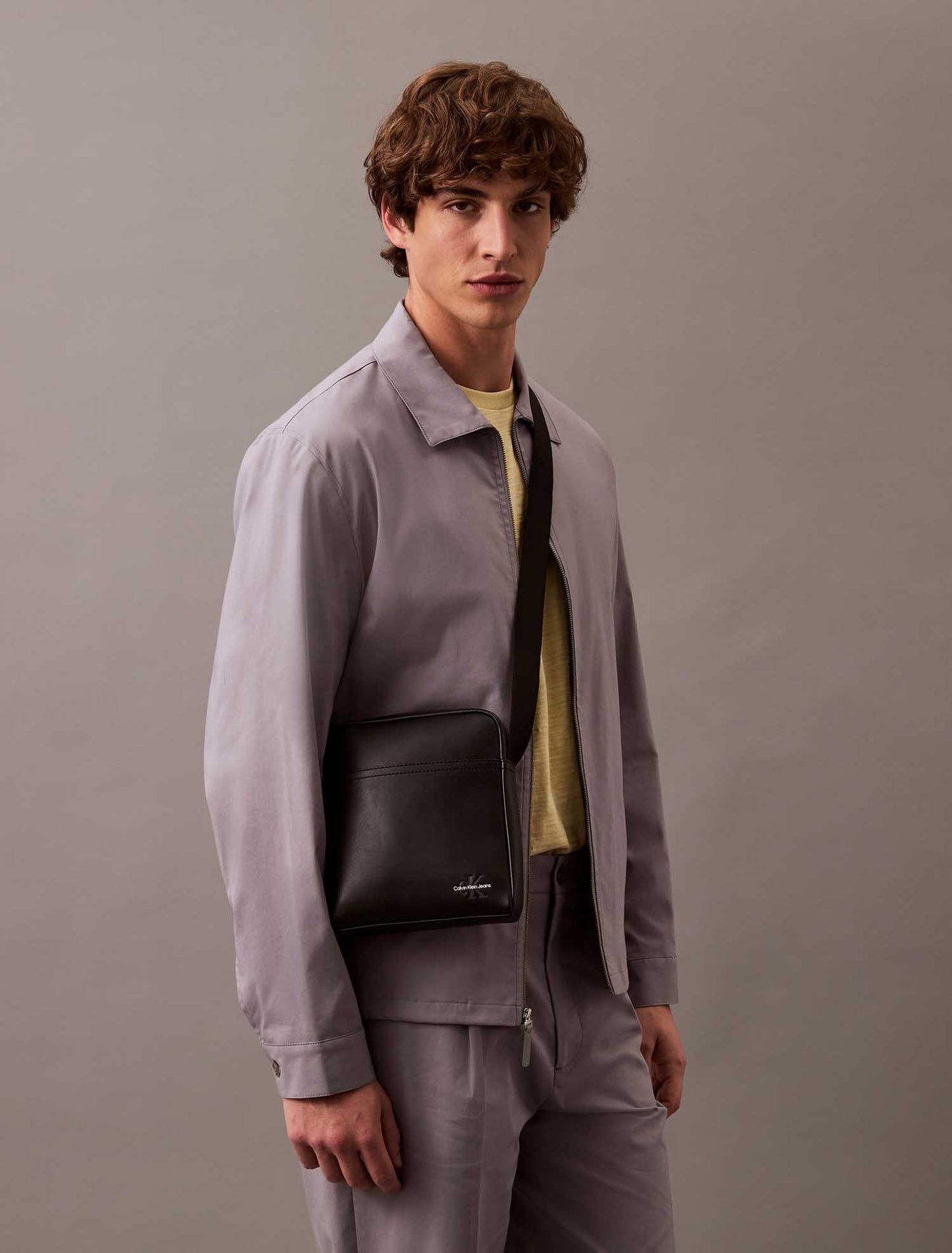 BORSA REPORTER CALVIN KLEIN JEANS DA UOMO NERO