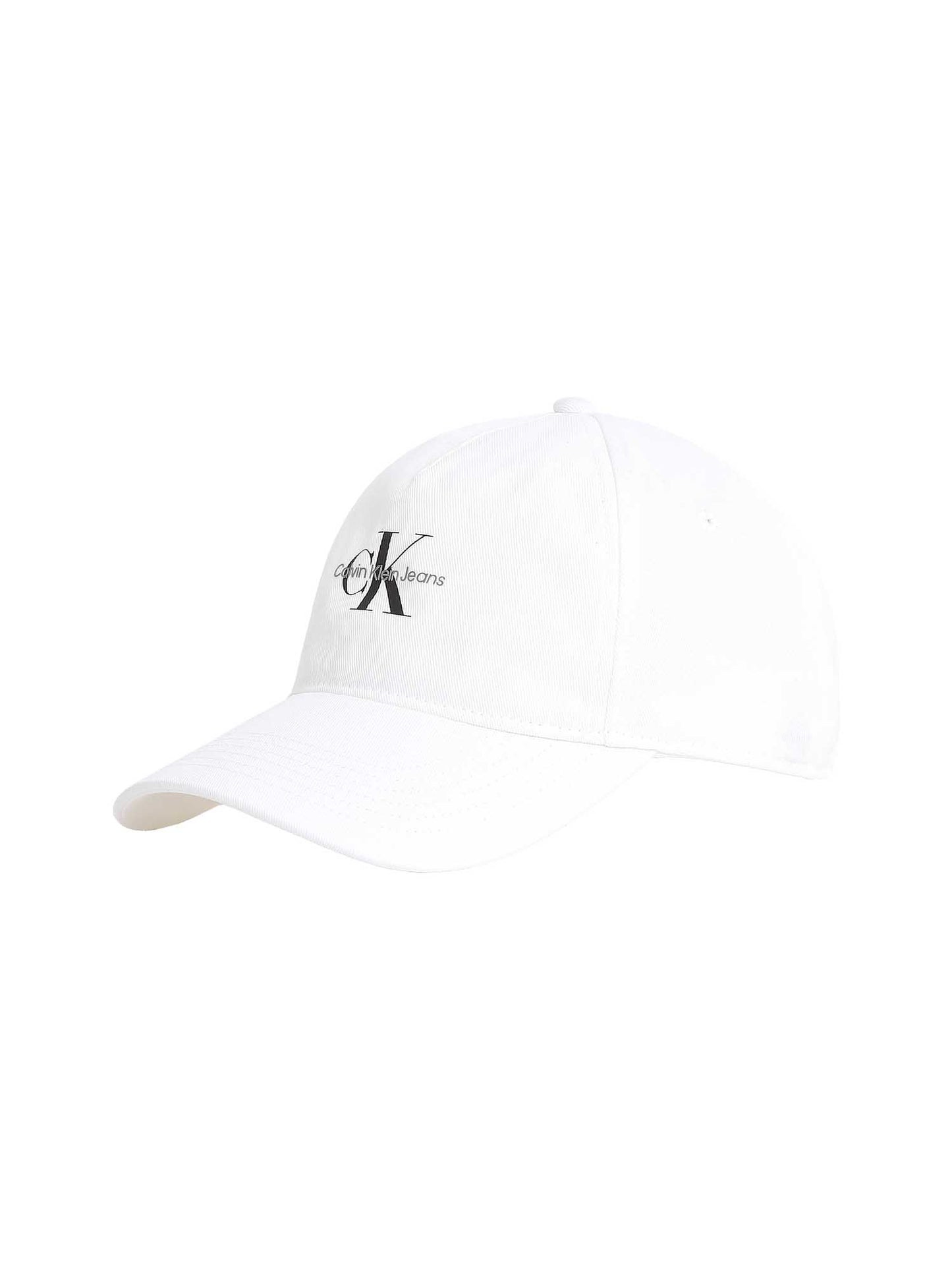 CAPPELLO MONO LOGO CALVIN KLEIN JEANS BIANCO