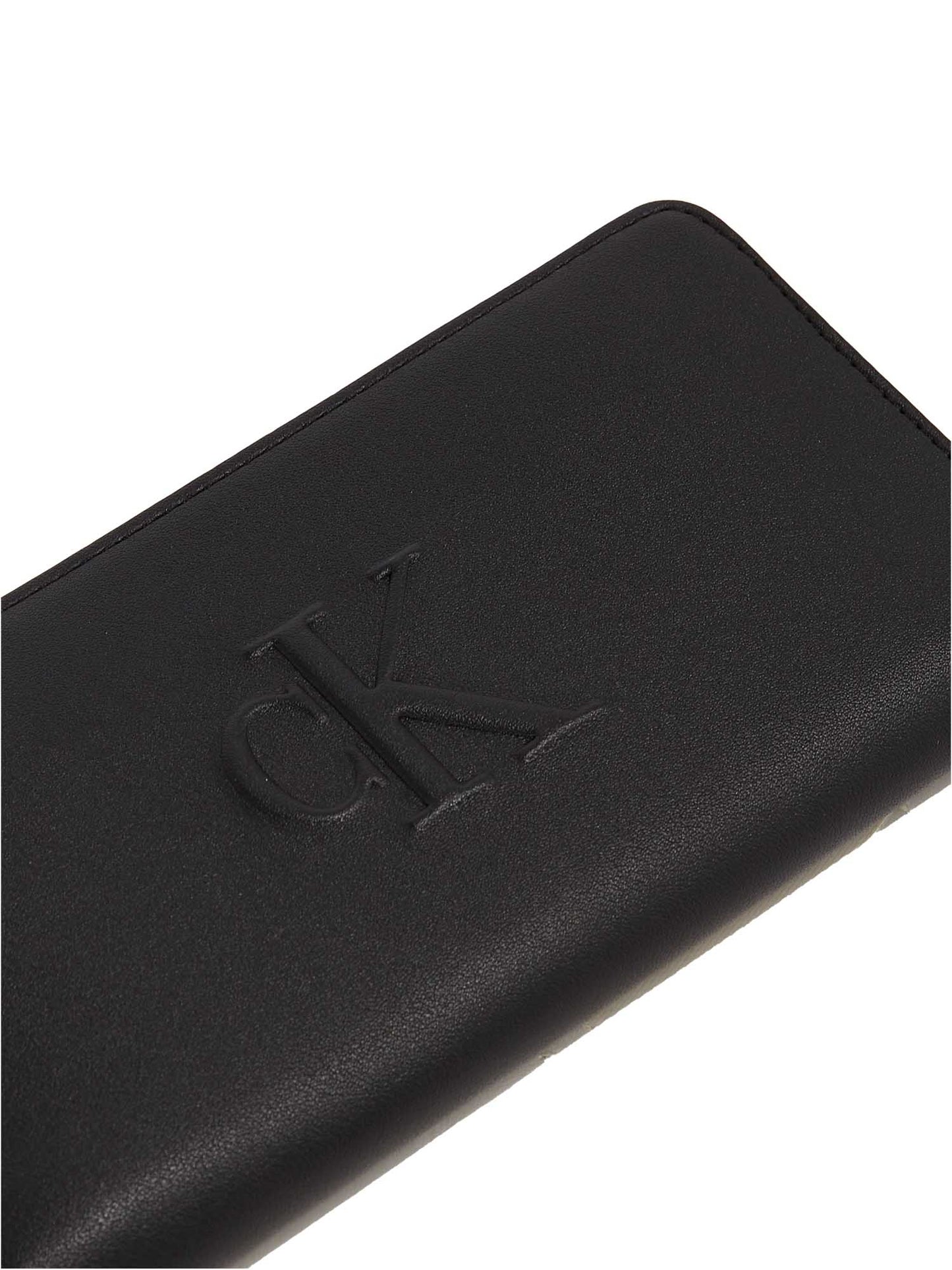 PORTAFOGLIO CON CHIUSURA ZIP CALVIN KLEIN JEANS DA DONNA NERO