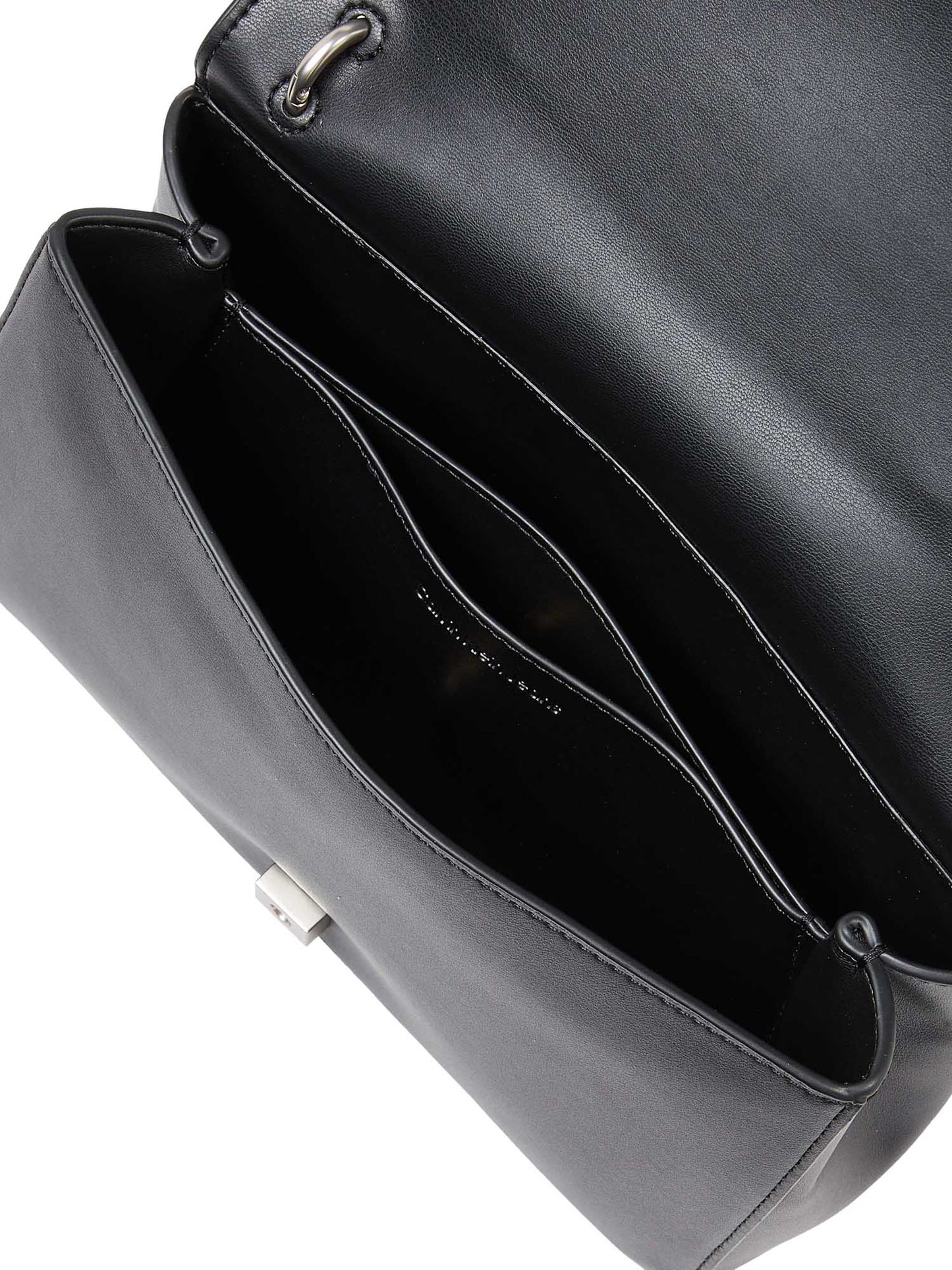 BORSA FLAP SCULPTED CALVIN KLEIN DA DONNA NERO