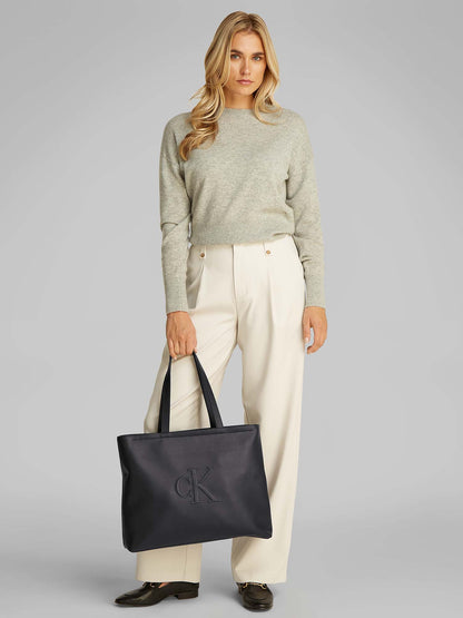 BORSA SHOPPING CALVIN KLEIN JEANS DA DONNA NERO