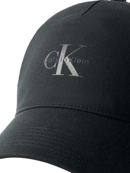 Cappello baseball nero da donna Calvin Klein con logo stampato