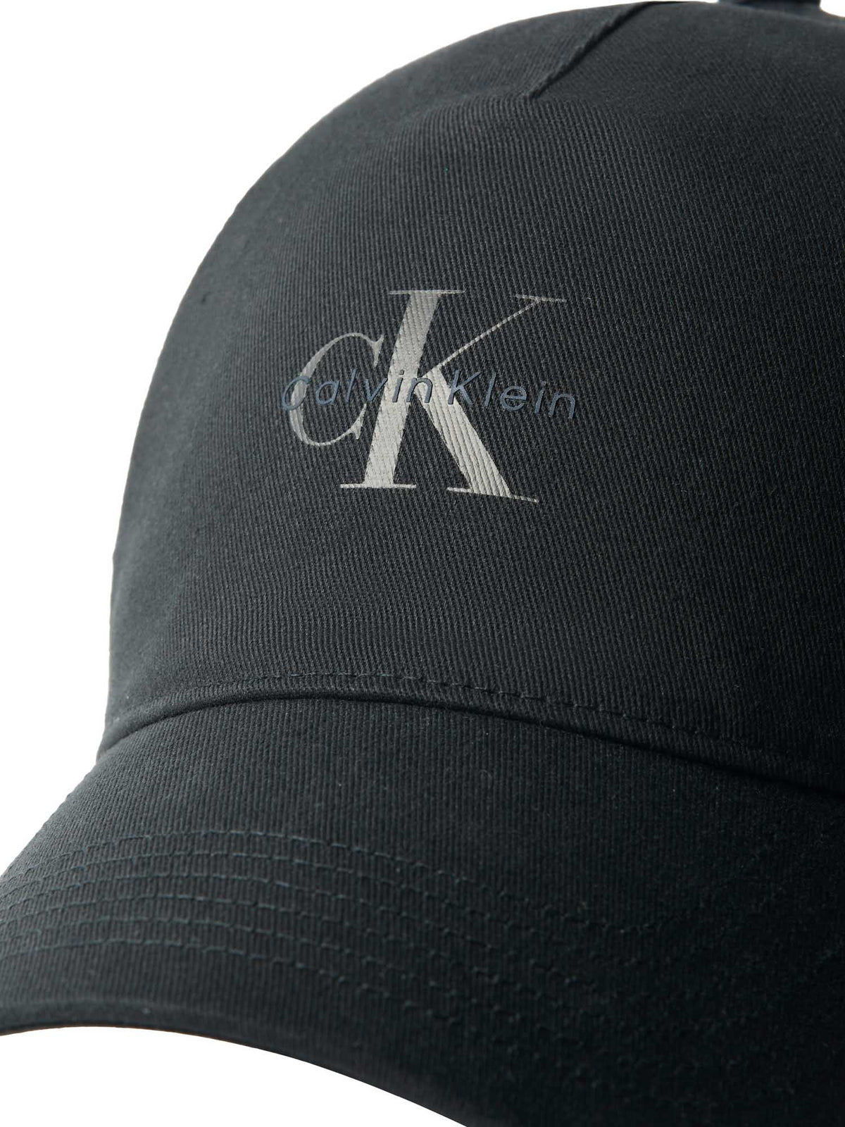 Ck monologo baseball cappello da unisex nero
