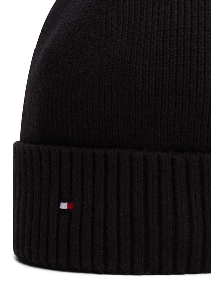 CAPPELLO CON CASHMERE TOMMY JEANS DA UOMO NERO