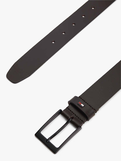 Tommy Hilfiger Layton 3.5, cintura unisex adulta marrone