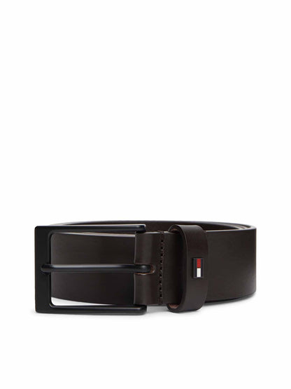 Tommy Hilfiger Layton 3.5, cintura unisex adulta marrone