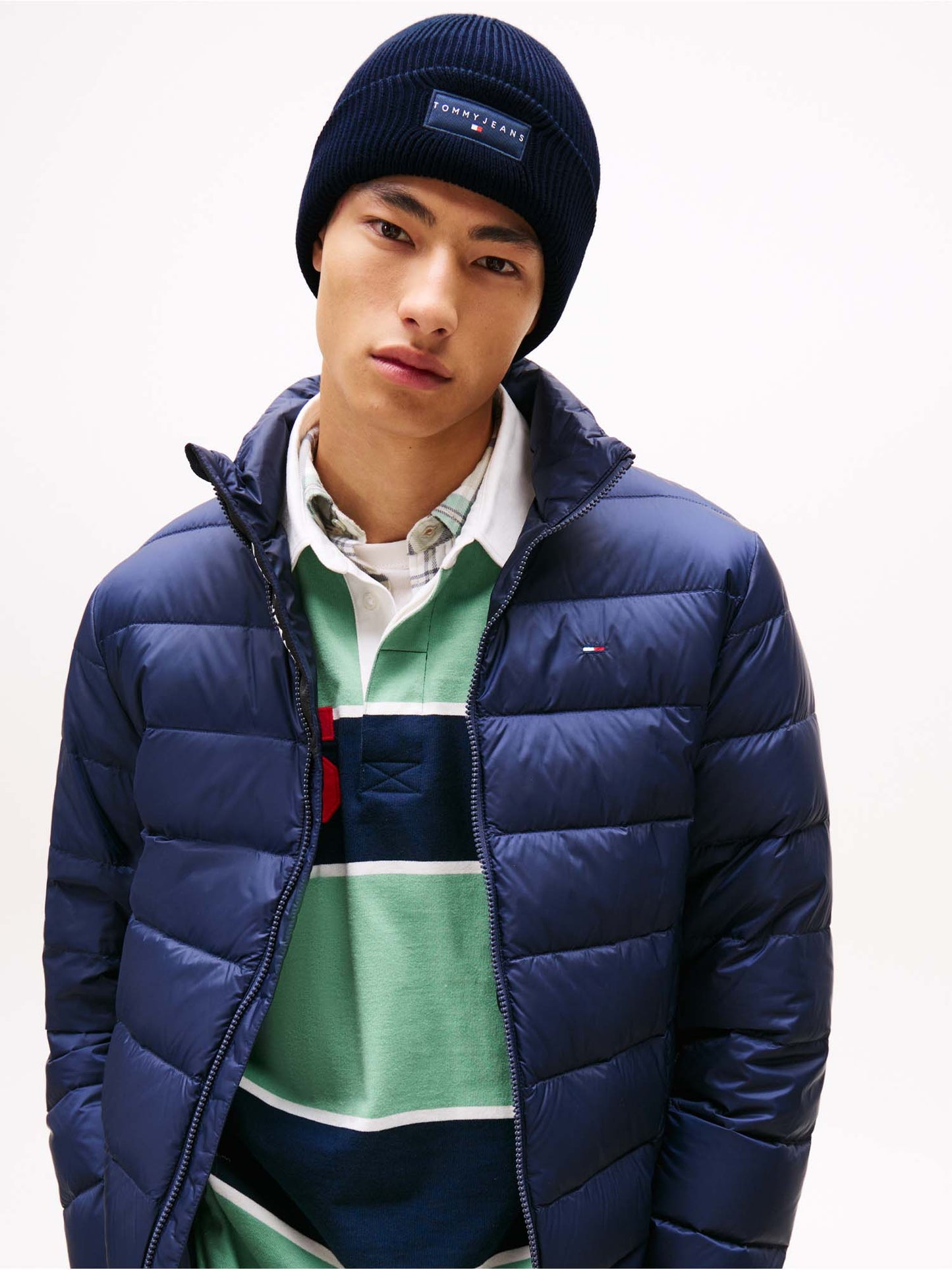 CAPPELLO  LINEAR BEAN TOMMY JEANS UOMO BLU