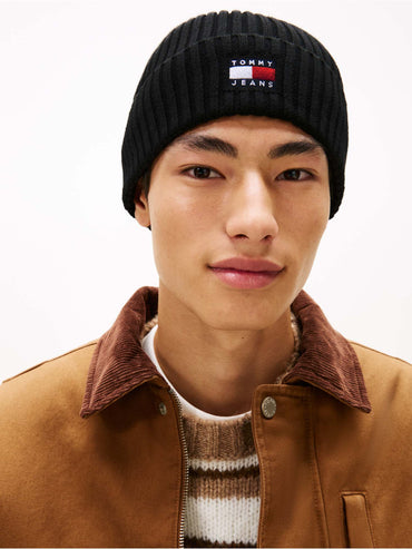 CAPPELLO HERITAGE TOMMY JEANS DA UOMO NERO