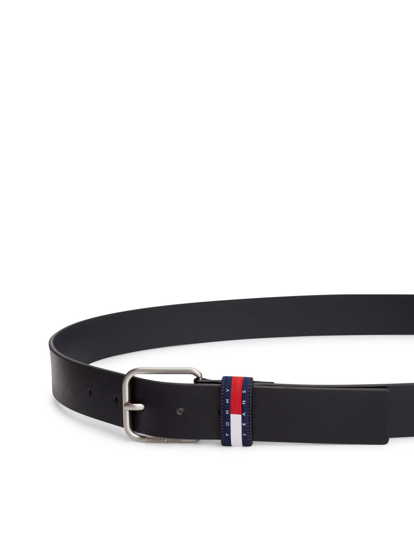 Cintura Ryan 3.5 in ecopelle blu da uomo Tommy Jeans