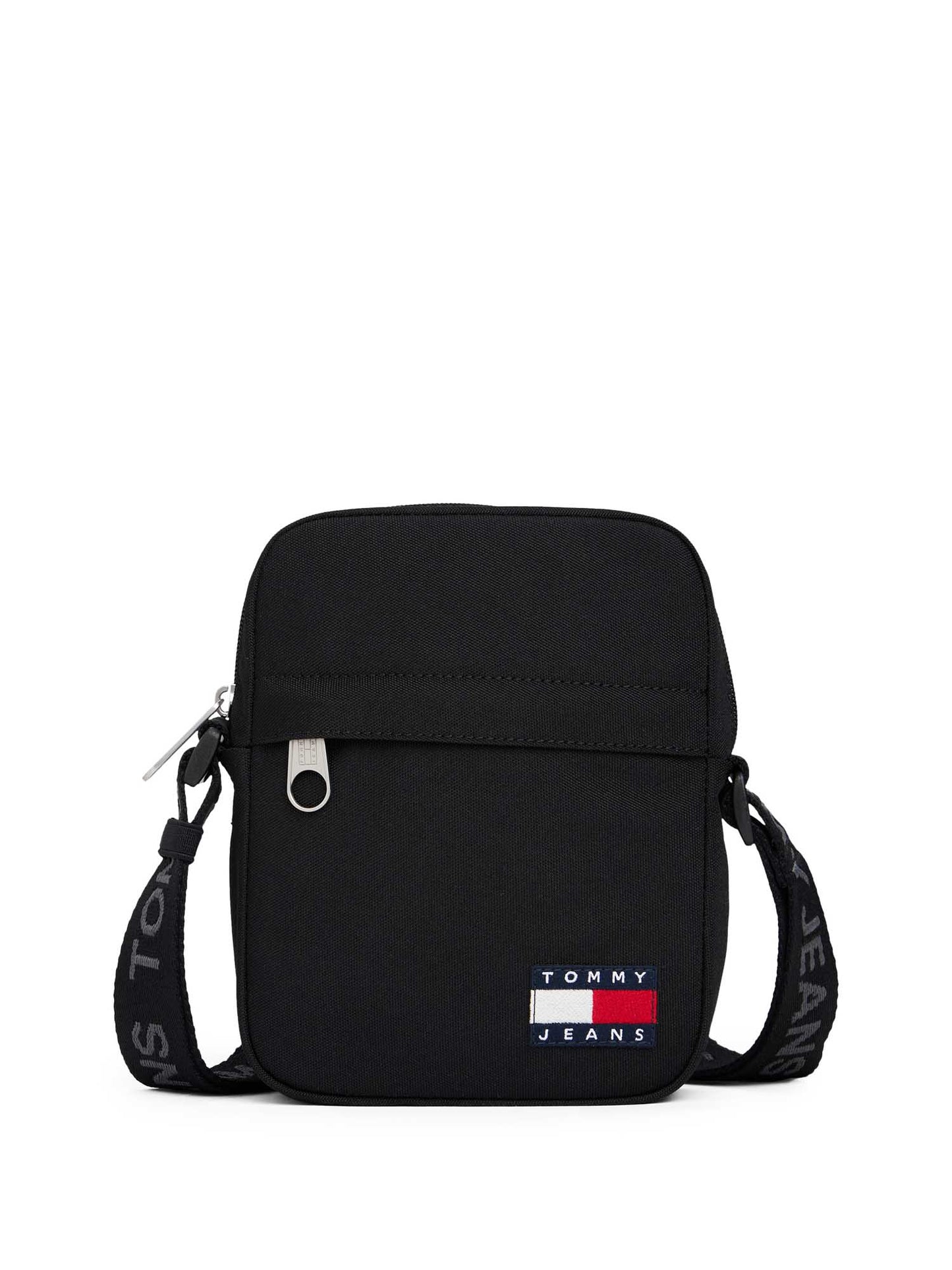 Marsupio Tommy Jeans Essentials nero da uomo con tracolla regolabile