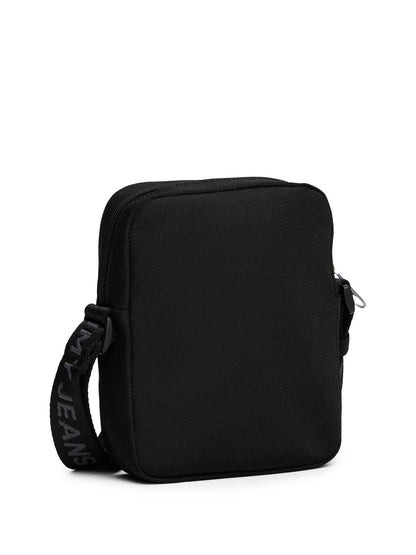 Marsupio Tommy Jeans Essentials nero da uomo con tracolla regolabile
