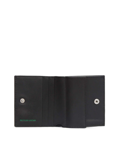 Portafoglio Heritage Tommy Jeans nero da uomo con chiusura pratica
