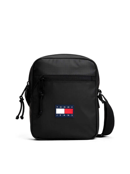 Tommy Jeans Tech Reporter, tracolla marsupio nera da uomo