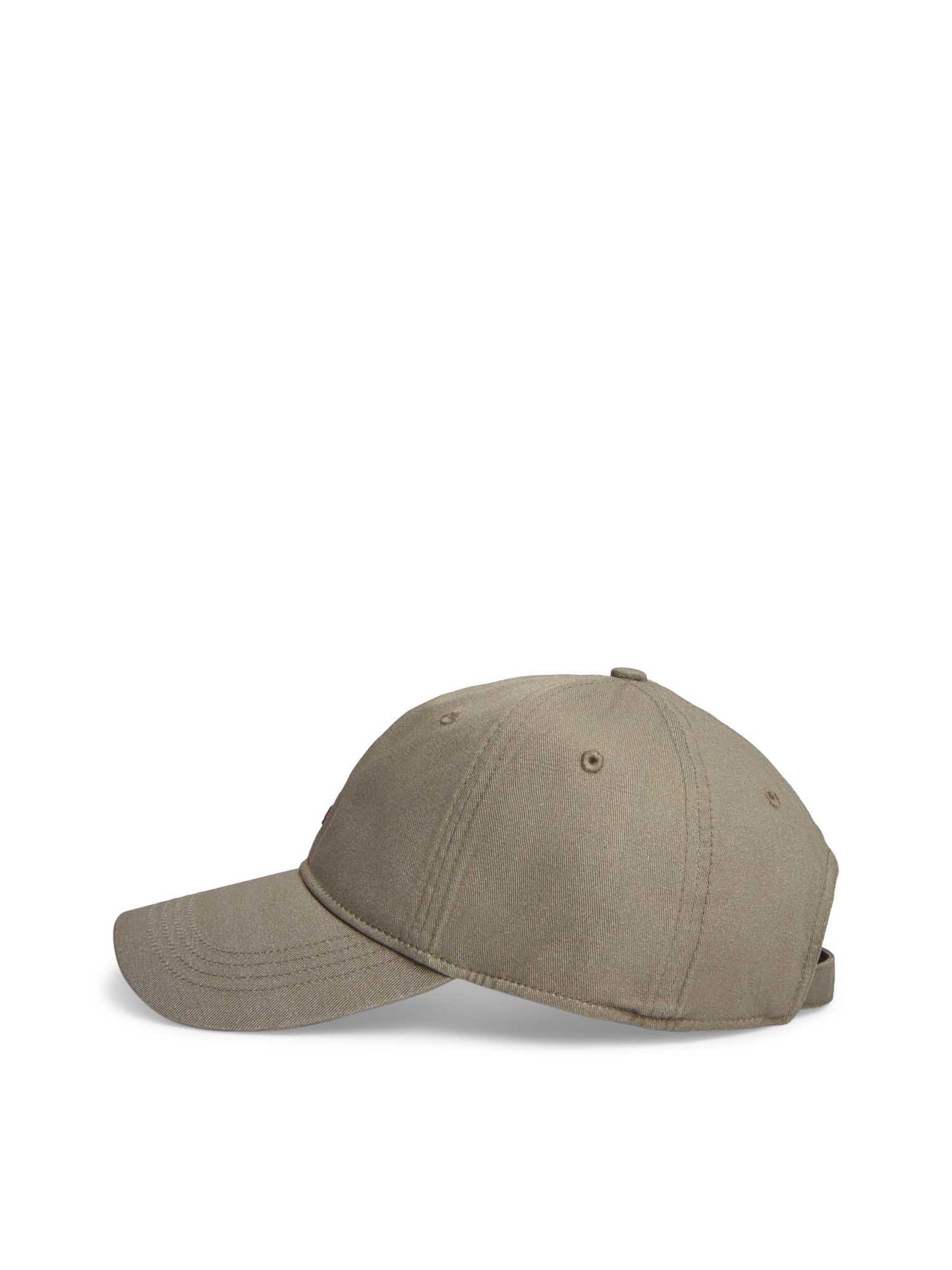 Cappello beige Tommy Jeans Flag Soft da uomo in cotone