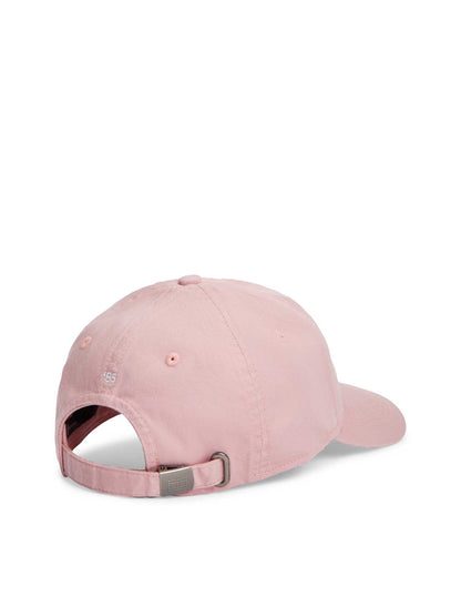 Cappello da uomo Tommy Jeans Flag soft in cotone rosa
