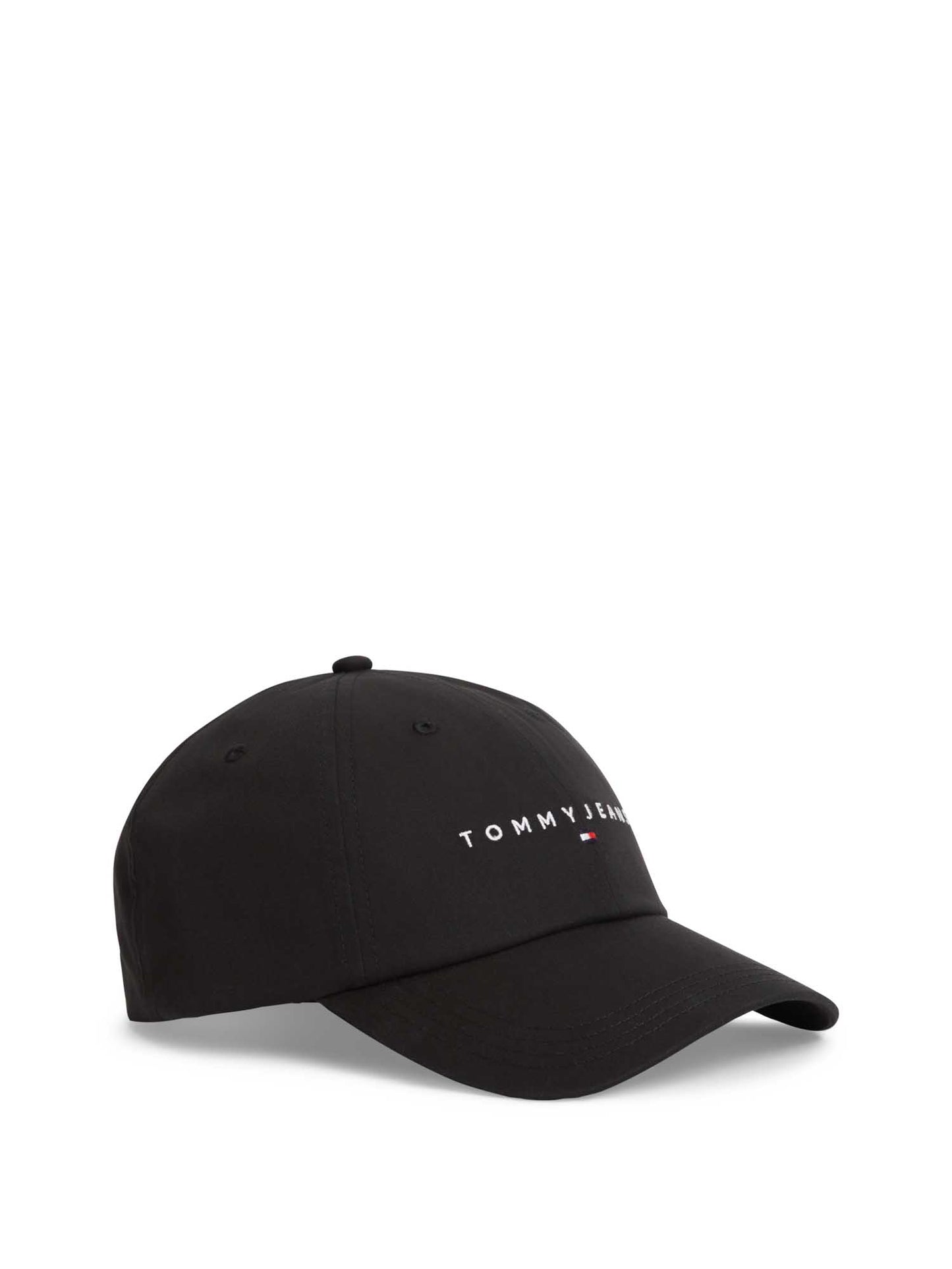 Cappello da baseball nero Tommy Jeans da uomo in cotone