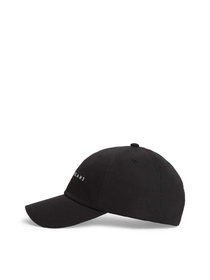 Cappello da baseball nero Tommy Jeans da uomo in cotone