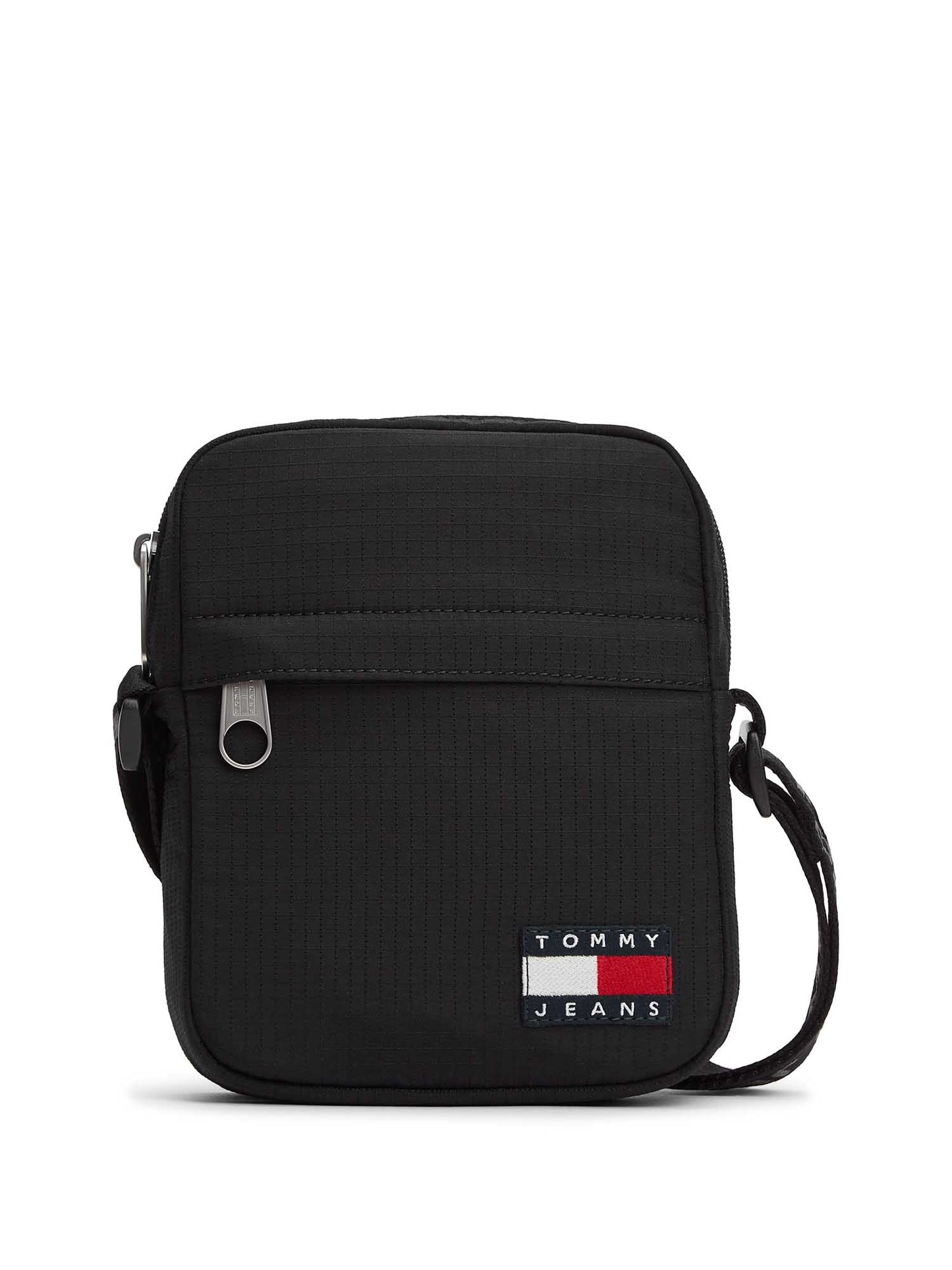 Borsa a tracolla nera Tommy Jeans Ripstop da uomo