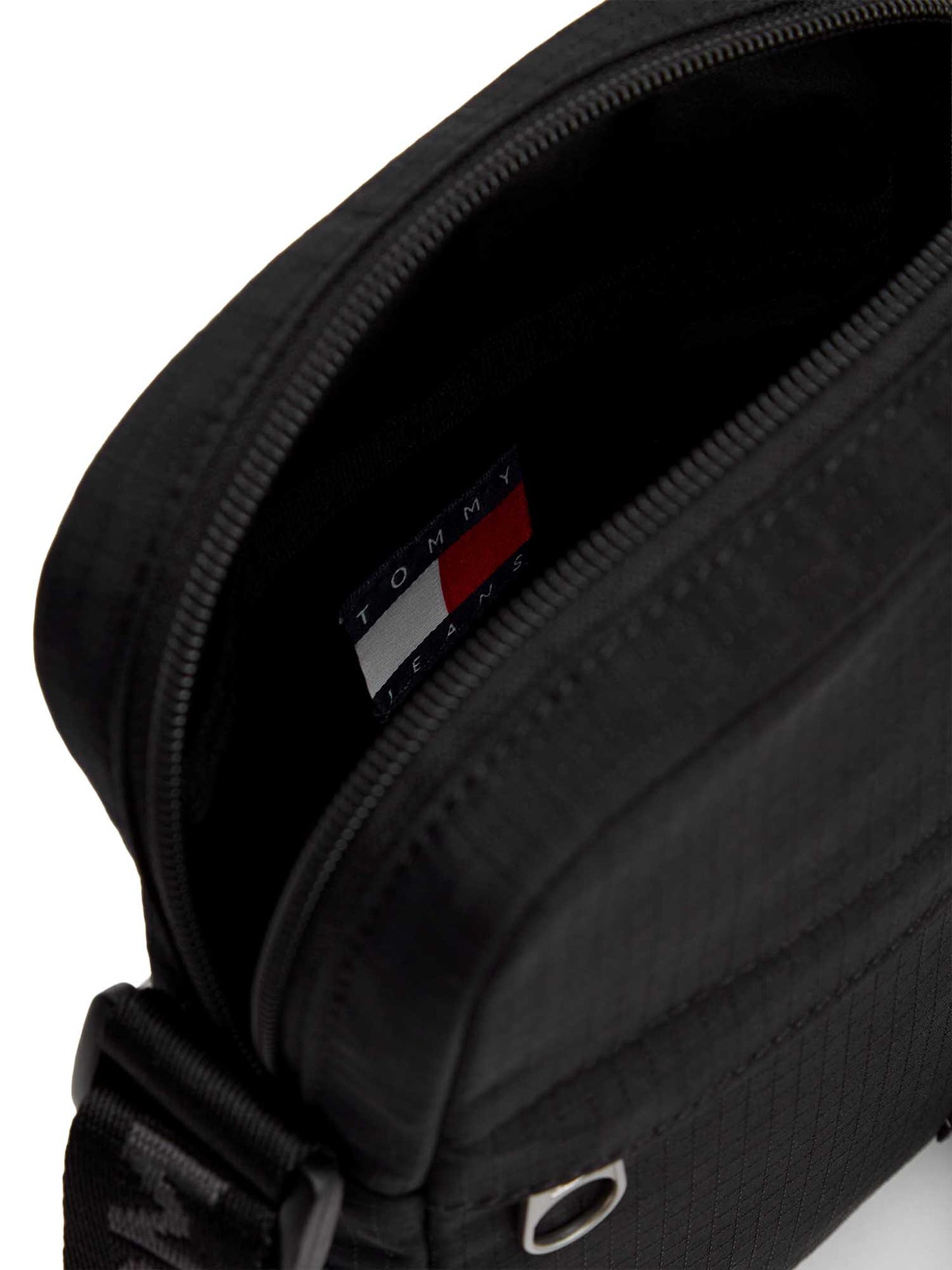 Borsa a tracolla nera Tommy Jeans Ripstop da uomo