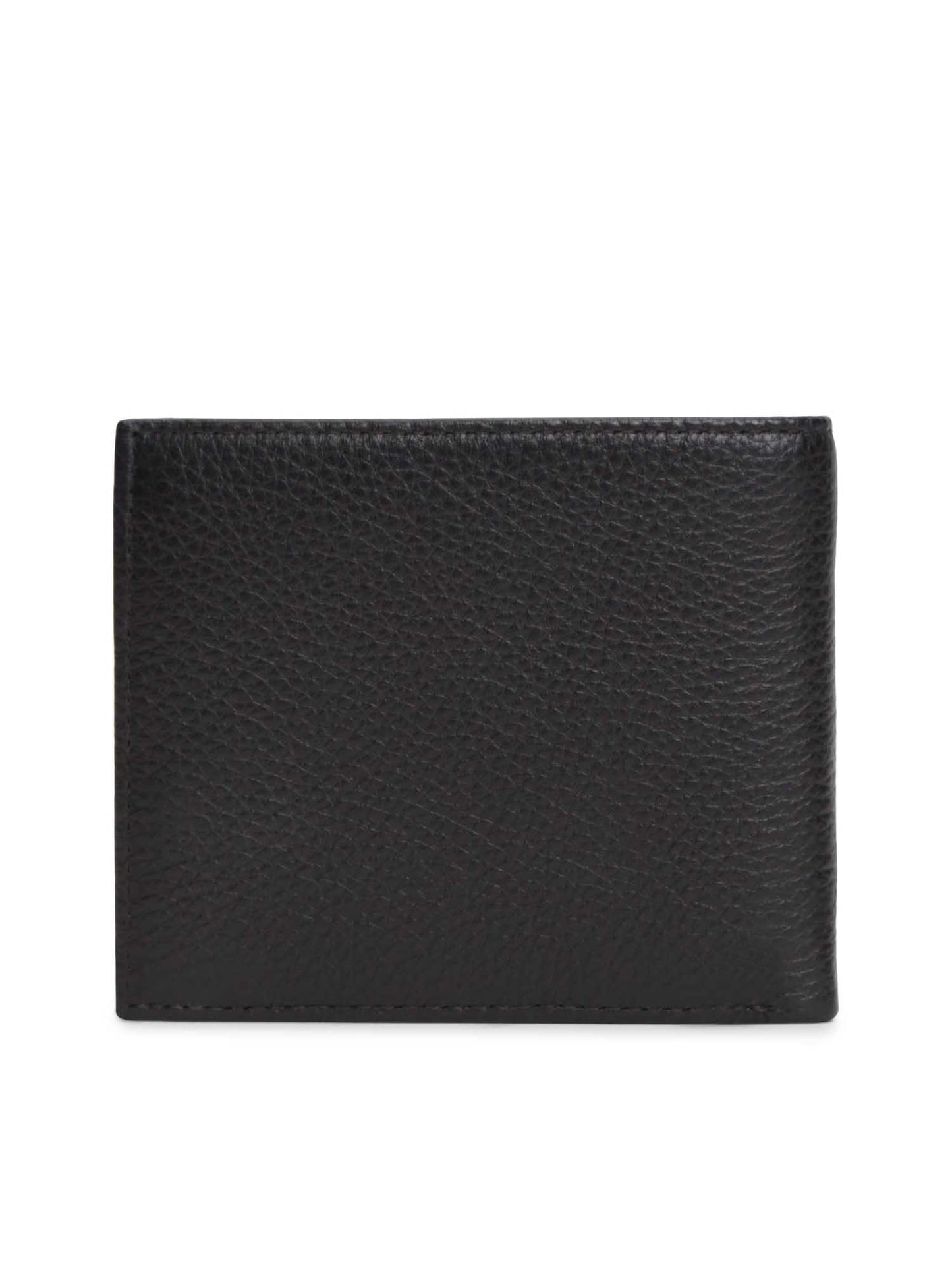 Portafoglio bifold in pelle nero Tommy Hilfiger da Uomo