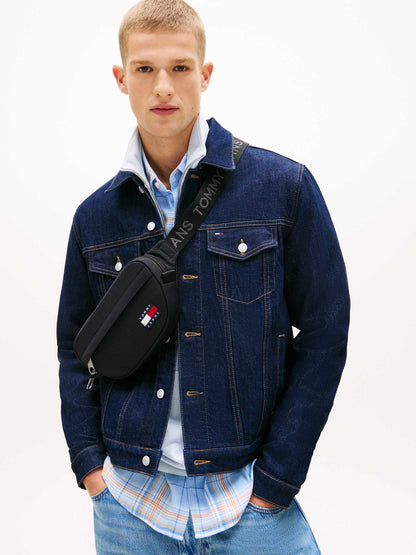 Marsupio Essential in nylon nero da uomo Tommy Jeans