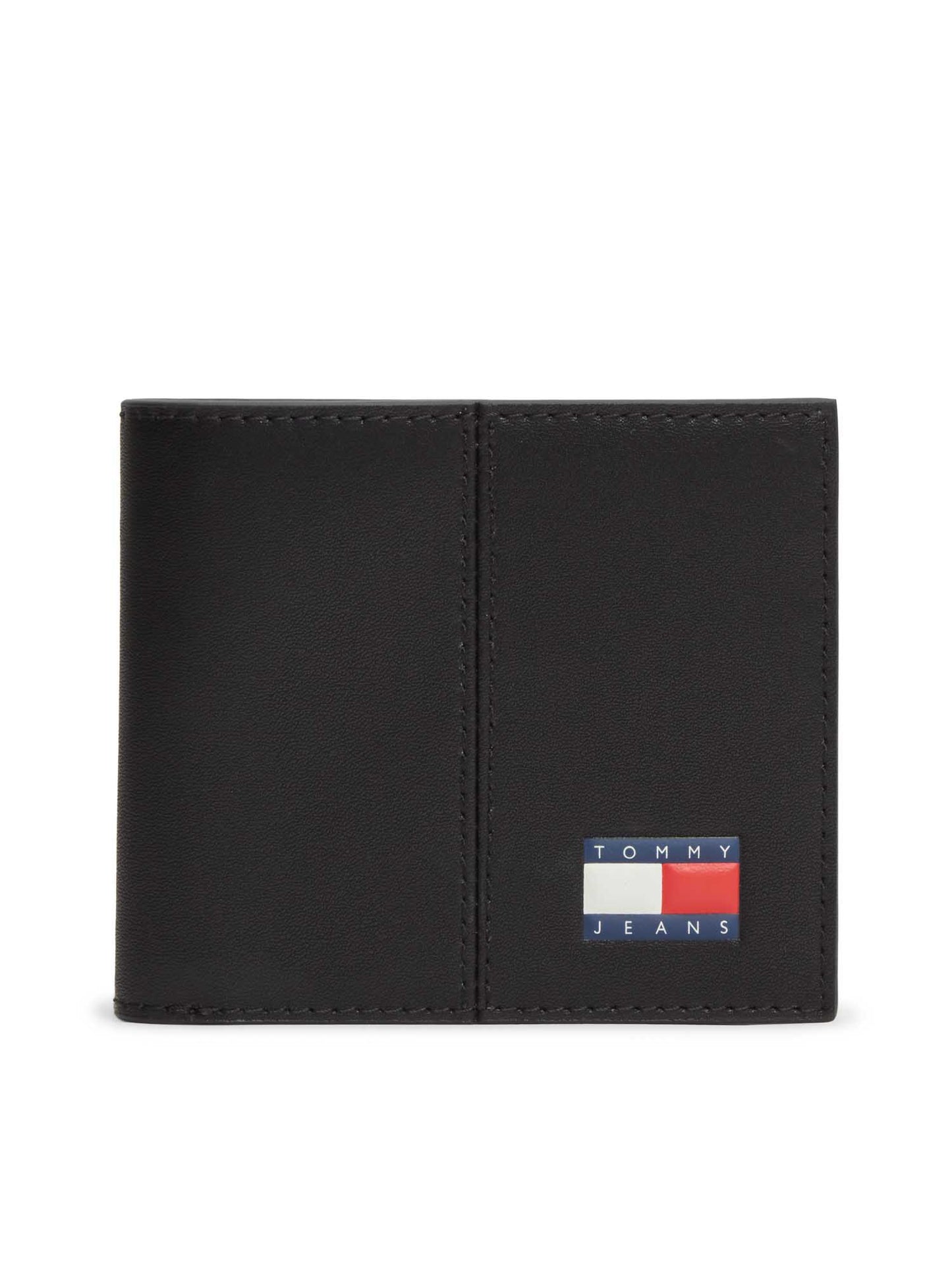 Portafoglio nero Tommy Jeans Heritage da uomo elegante e classico
