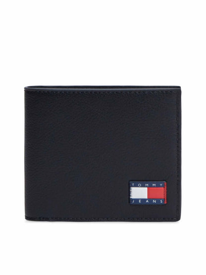 Tommy Hilfiger Tommy J. Heritage Lt, portafoglio da uomo nero