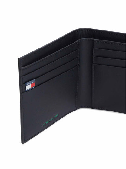 Tommy Hilfiger Tommy J. Heritage Lt, portafoglio da uomo nero