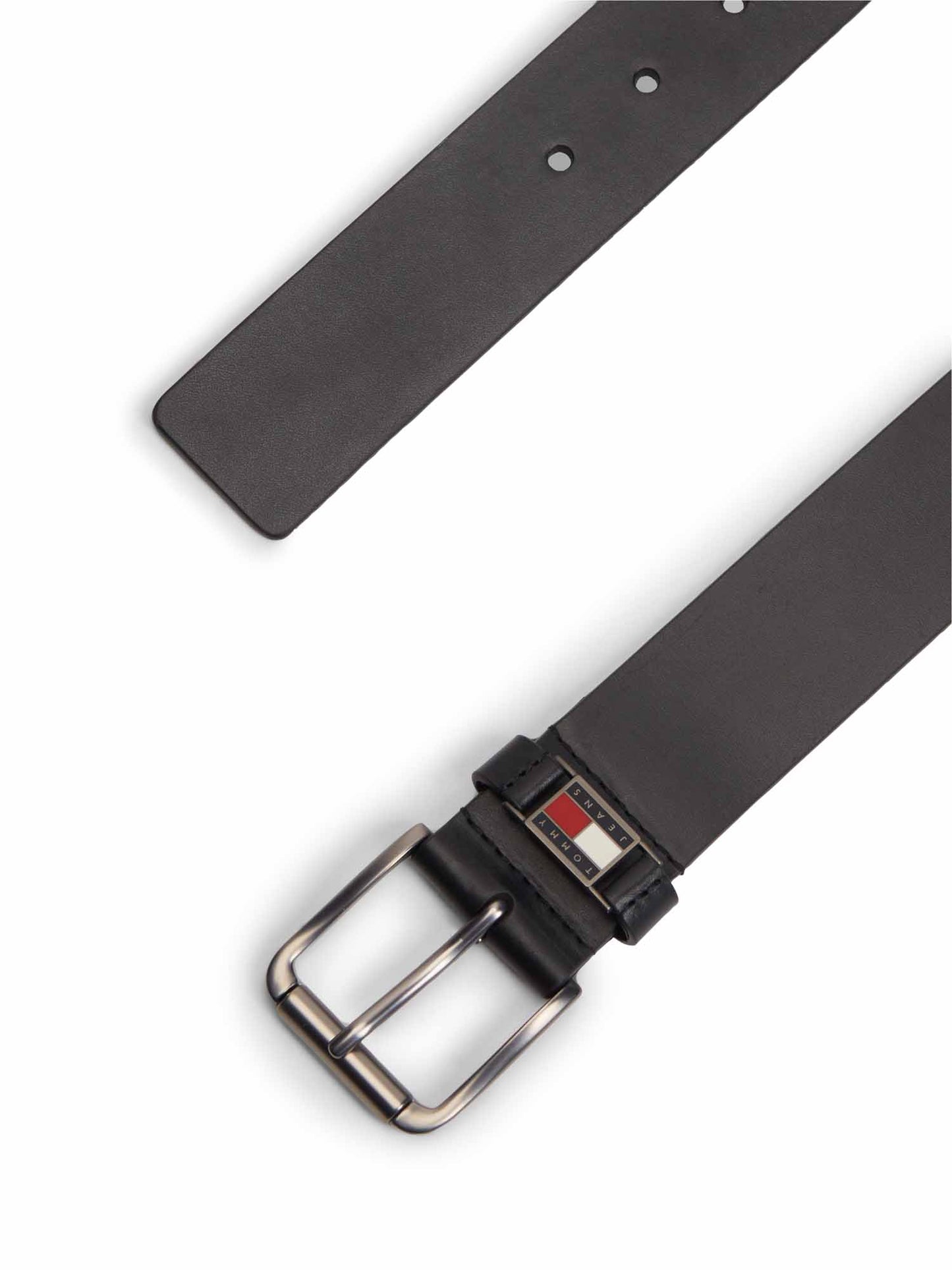 Tommy Hilfiger Tjm Tommy Roller Buckle 4.0, cintura unisex adulto nera