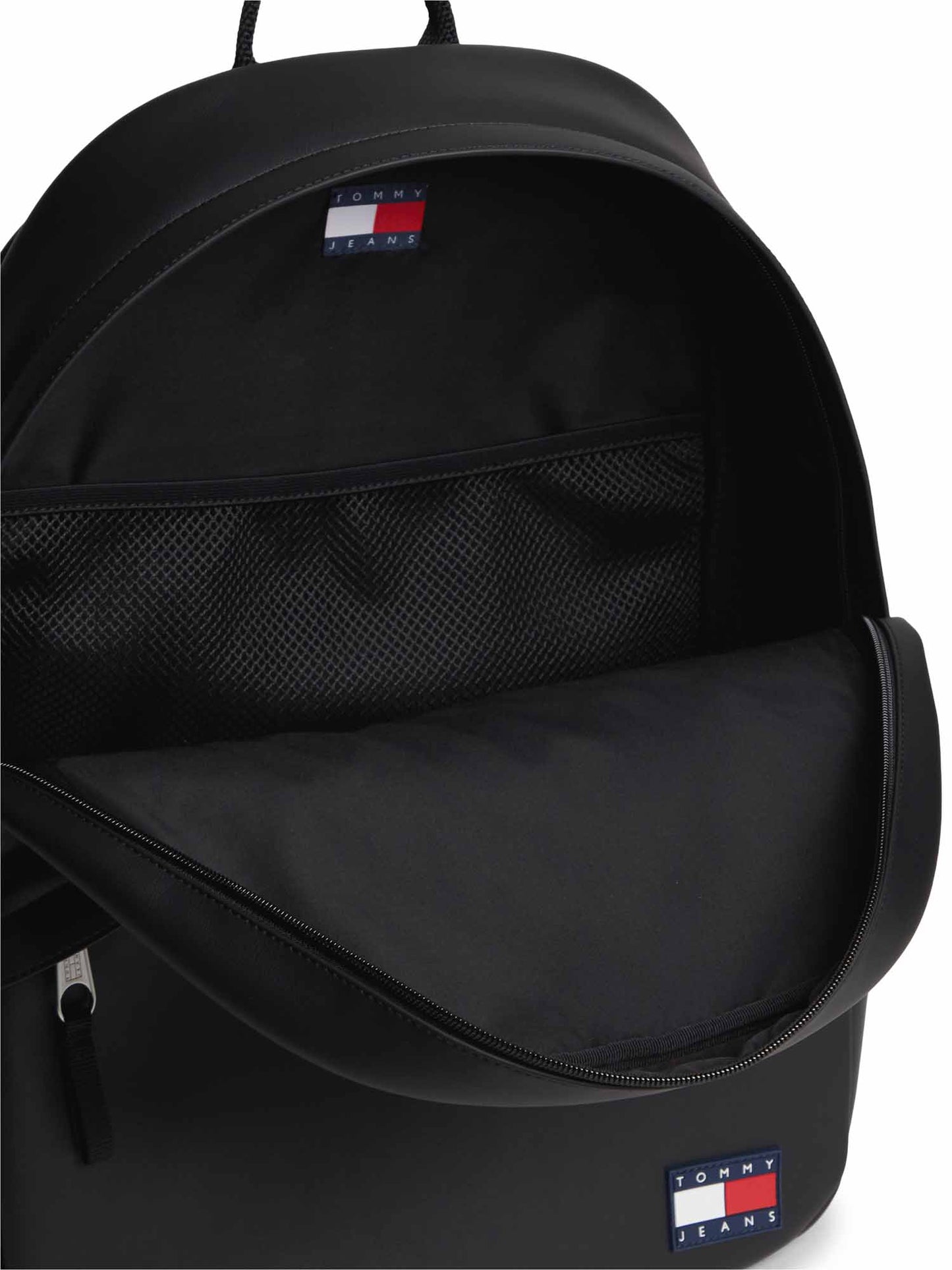 Tommy Hilfiger Tjm Daily Pu Backpack, zaino unisex adulto nero
