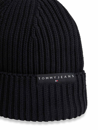 Tommy Hilfiger TJM Linear Logo, cappello unisex adulto nero