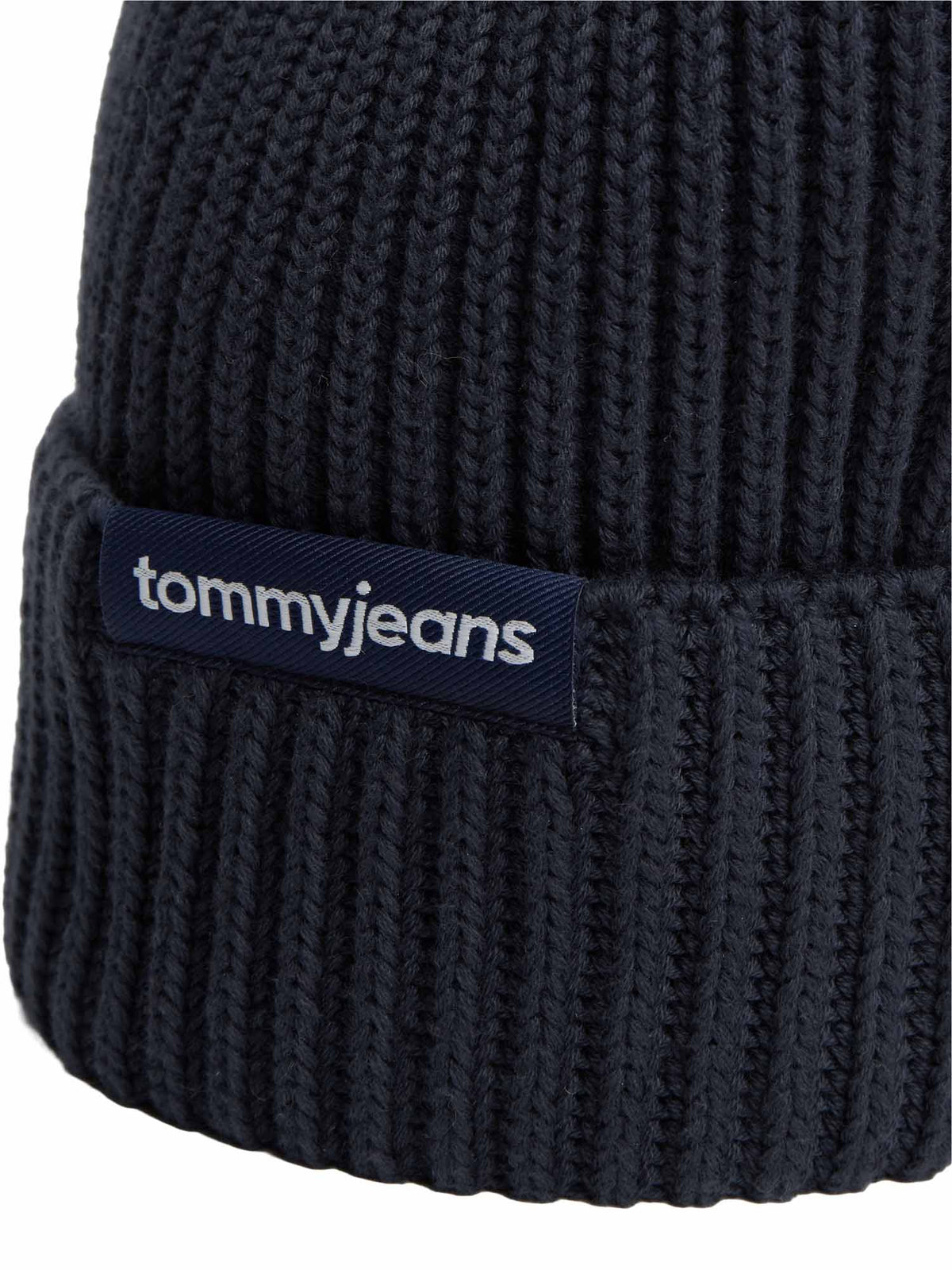 Tommy Hilfiger Tjm Linear Logo Beanie, cappello Unisex adulto blu