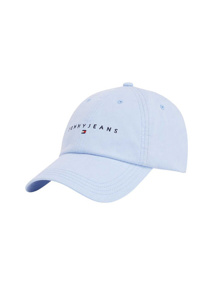 CAPPELLO LINEAR LOGO TOMMY JEANS UNISEX CELESTE