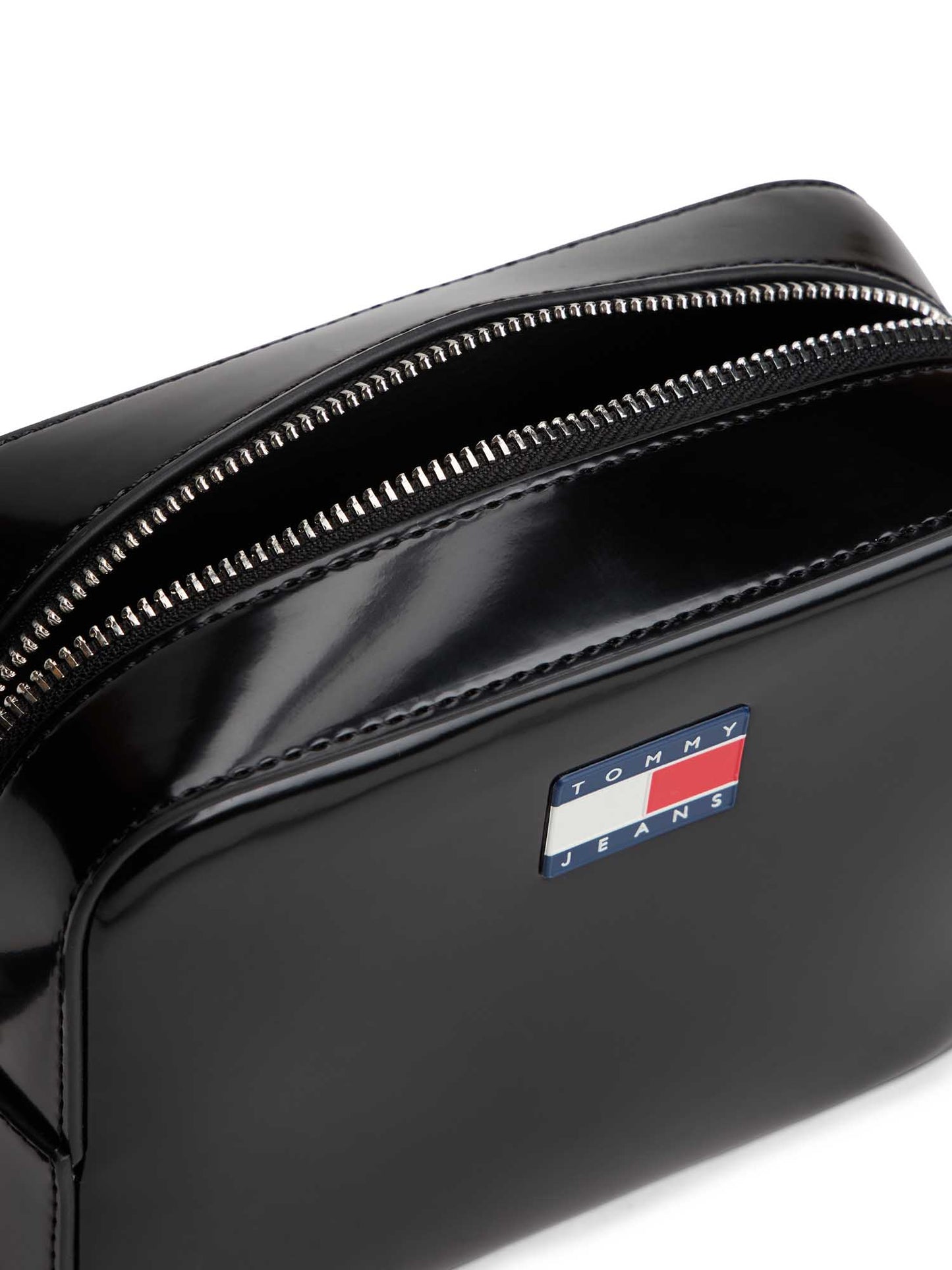 Borsa camera bag Tommy Jeans a tracolla da donna in nero