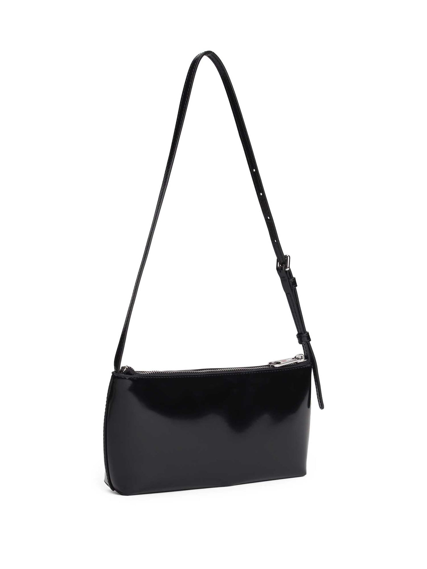 Borsa a spalla Tommy Jeans da donna in similpelle nera