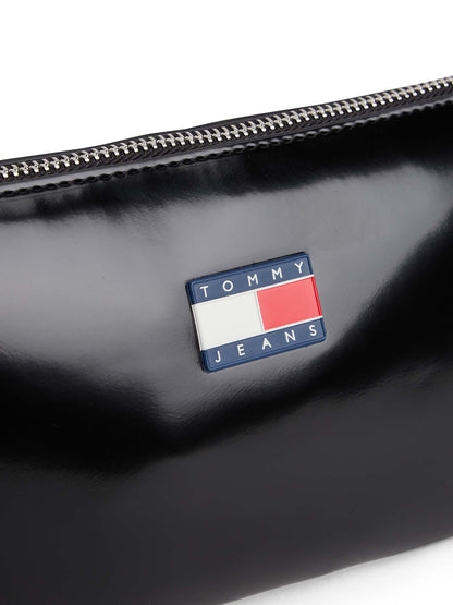BORSA A SPALLA TOMMY JEANS DONNA NERO