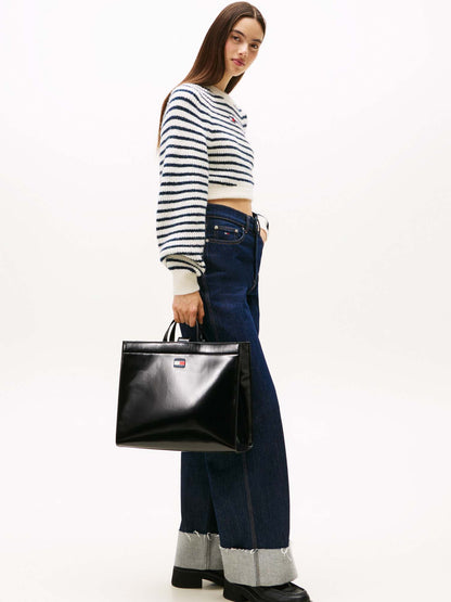 BORSA MUST TOTE TOMMY JEANS DONNA NERO