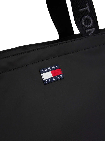 Borsa tote nera Tommy Jeans Essential Daily da donna