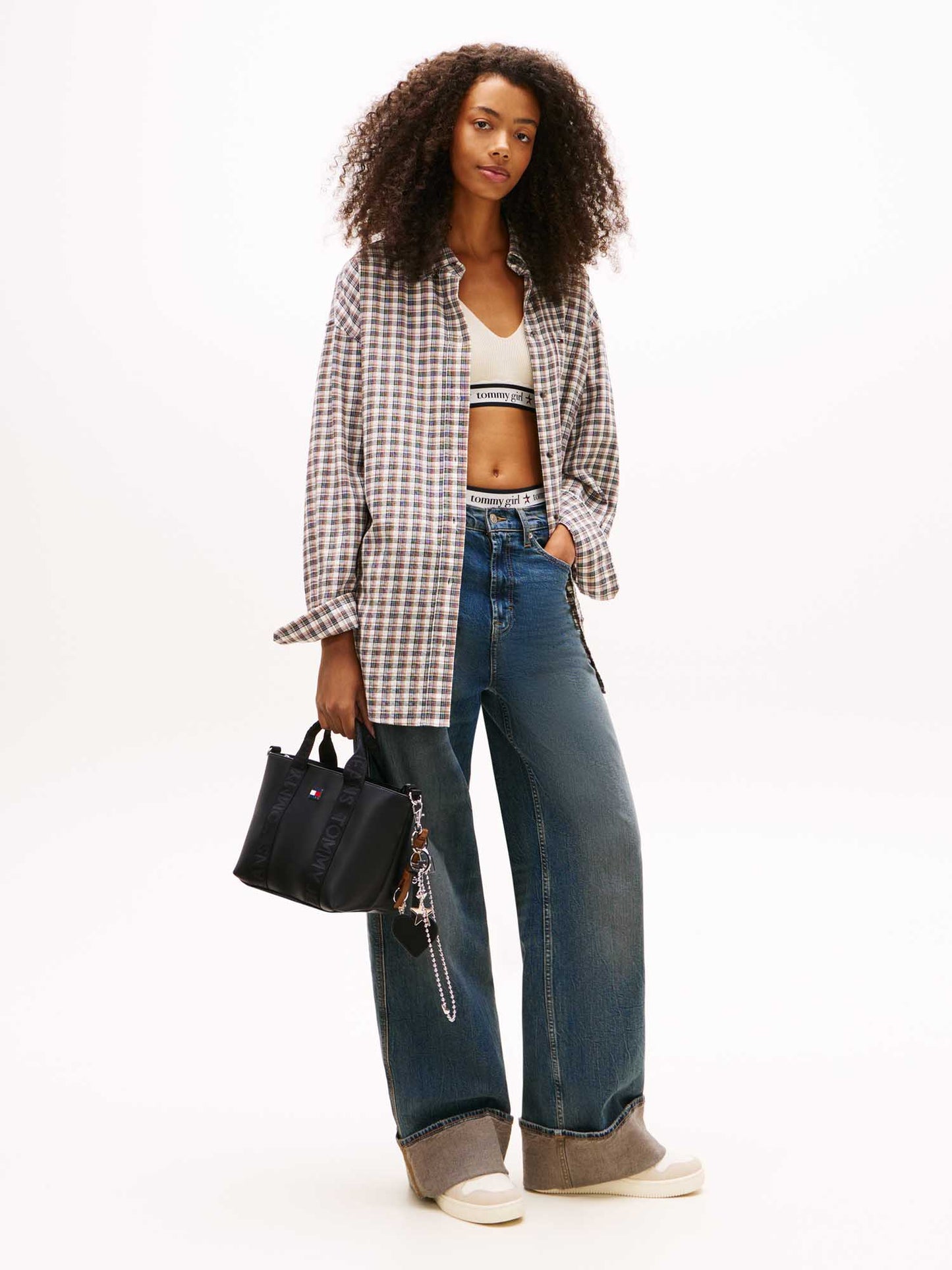 Tommy Jeans Elevated Mini Tote nera da donna, elegante e pratica