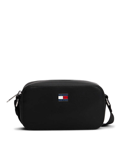 Borsa a tracolla nera Tommy Jeans Elevated Camera Bag da donna