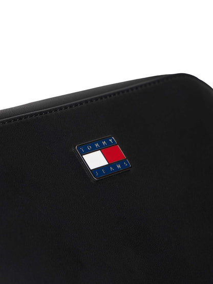 Borsa a tracolla nera Tommy Jeans Elevated Camera Bag da donna