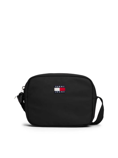 Borsa a tracolla nera Tommy Jeans Essentials Camera Bag da donna