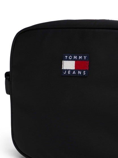 Borsa a tracolla nera Tommy Jeans Essentials Camera Bag da donna
