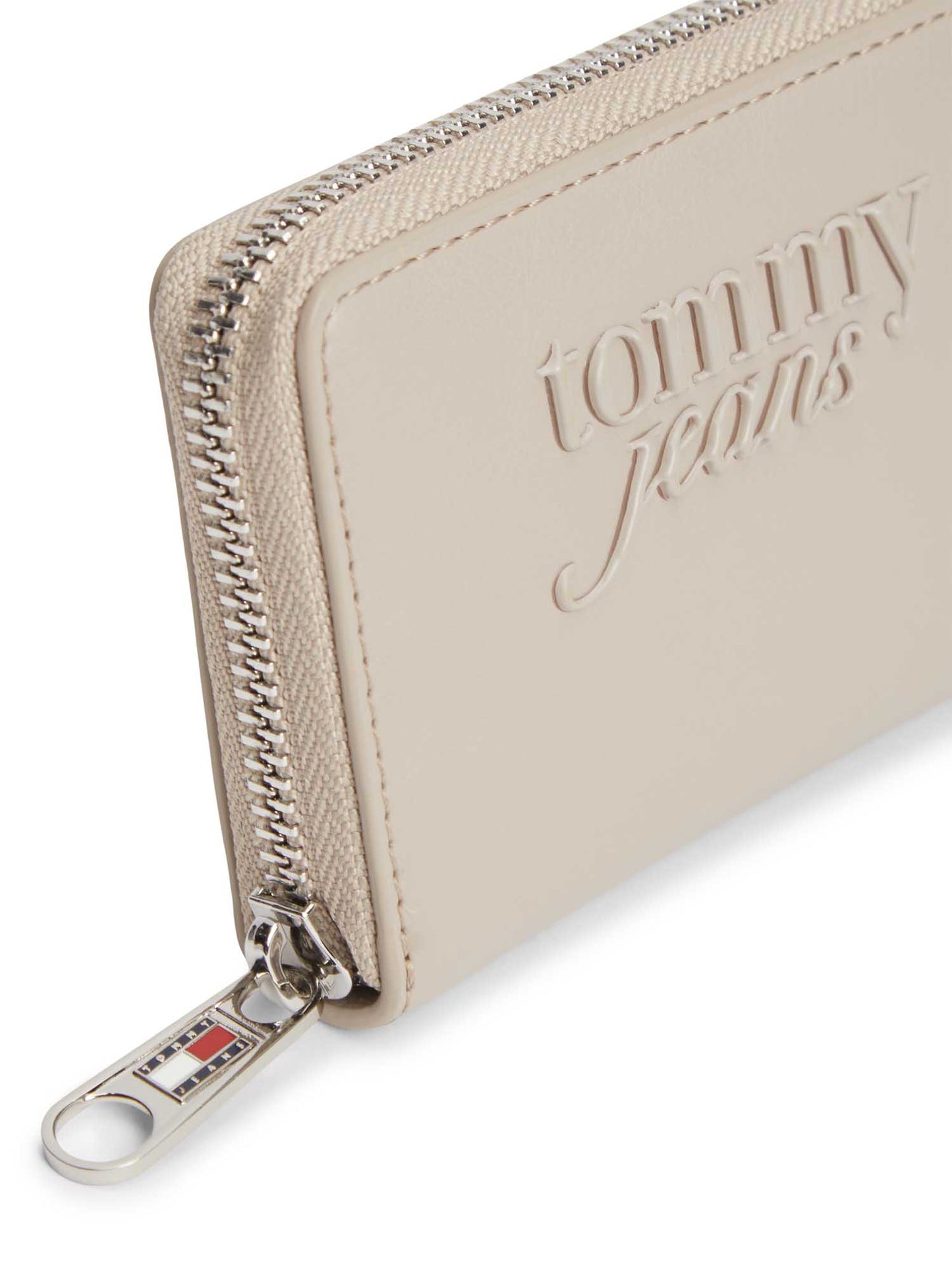 Portafoglio Essential Logo Zip-Around in grigio donna