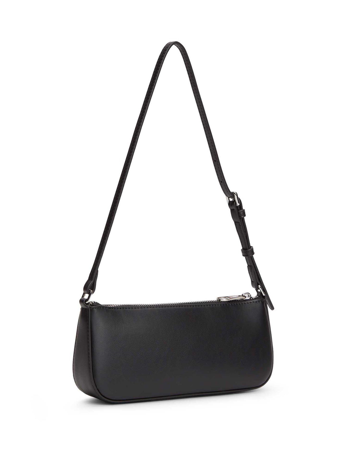 Borsa a tracolla nera Tommy Jeans con logo da donna