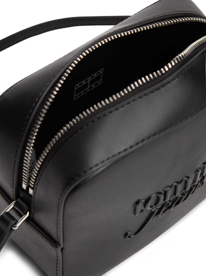Borsa a tracolla nera Tommy Jeans TJW Must Camera Bag da donna