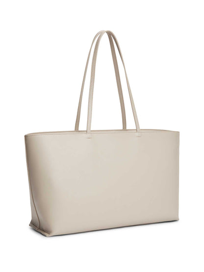 Borsa tote beige Tommy Jeans Must da donna in similpelle