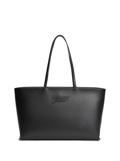 Borsa tote nera Tommy Jeans Must per donna, versatile ed elegante