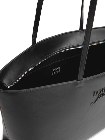 Borsa tote nera Tommy Jeans Must per donna, versatile ed elegante