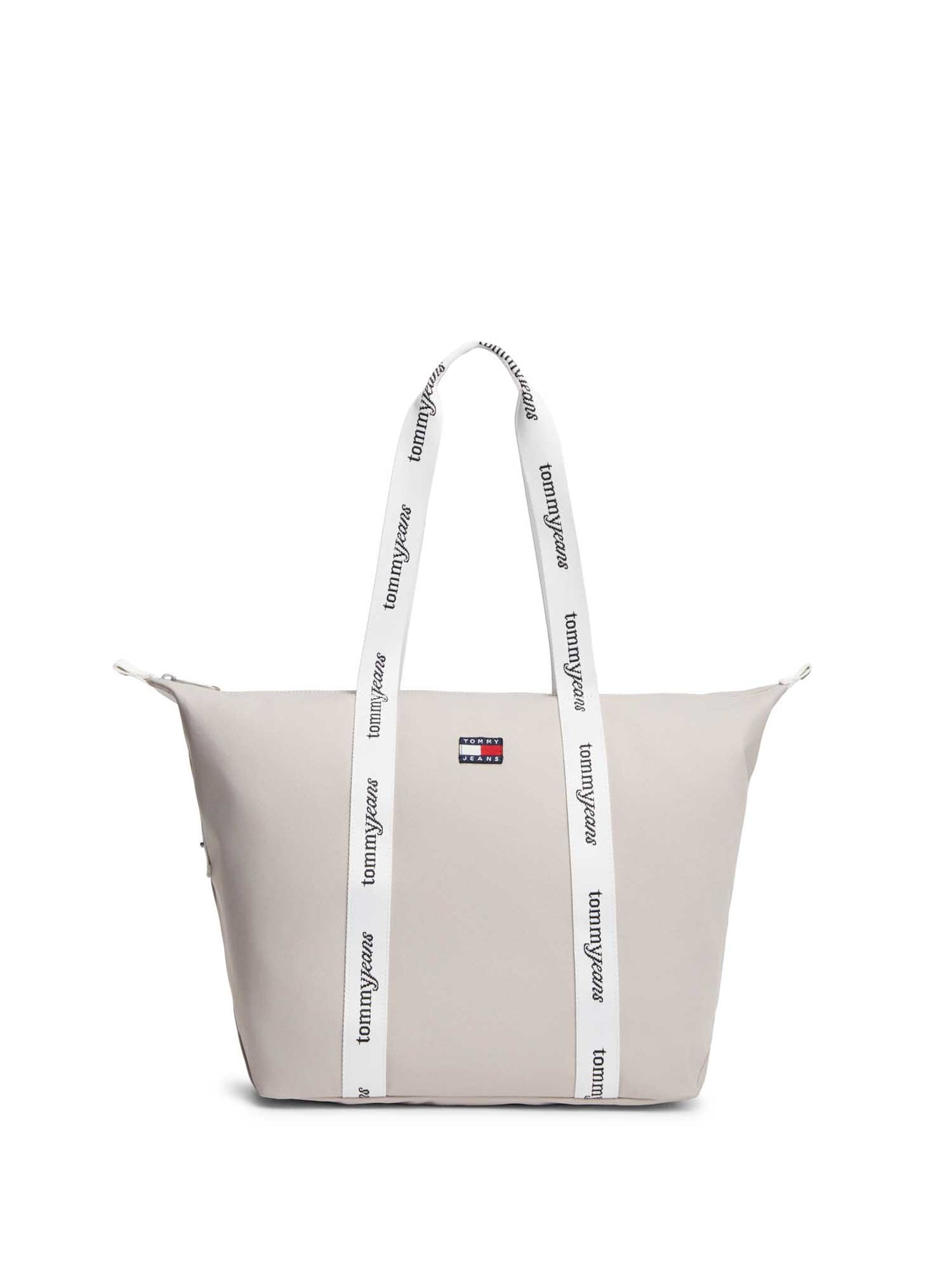 Borsa tote beige Tommy Jeans Essential da donna casual
